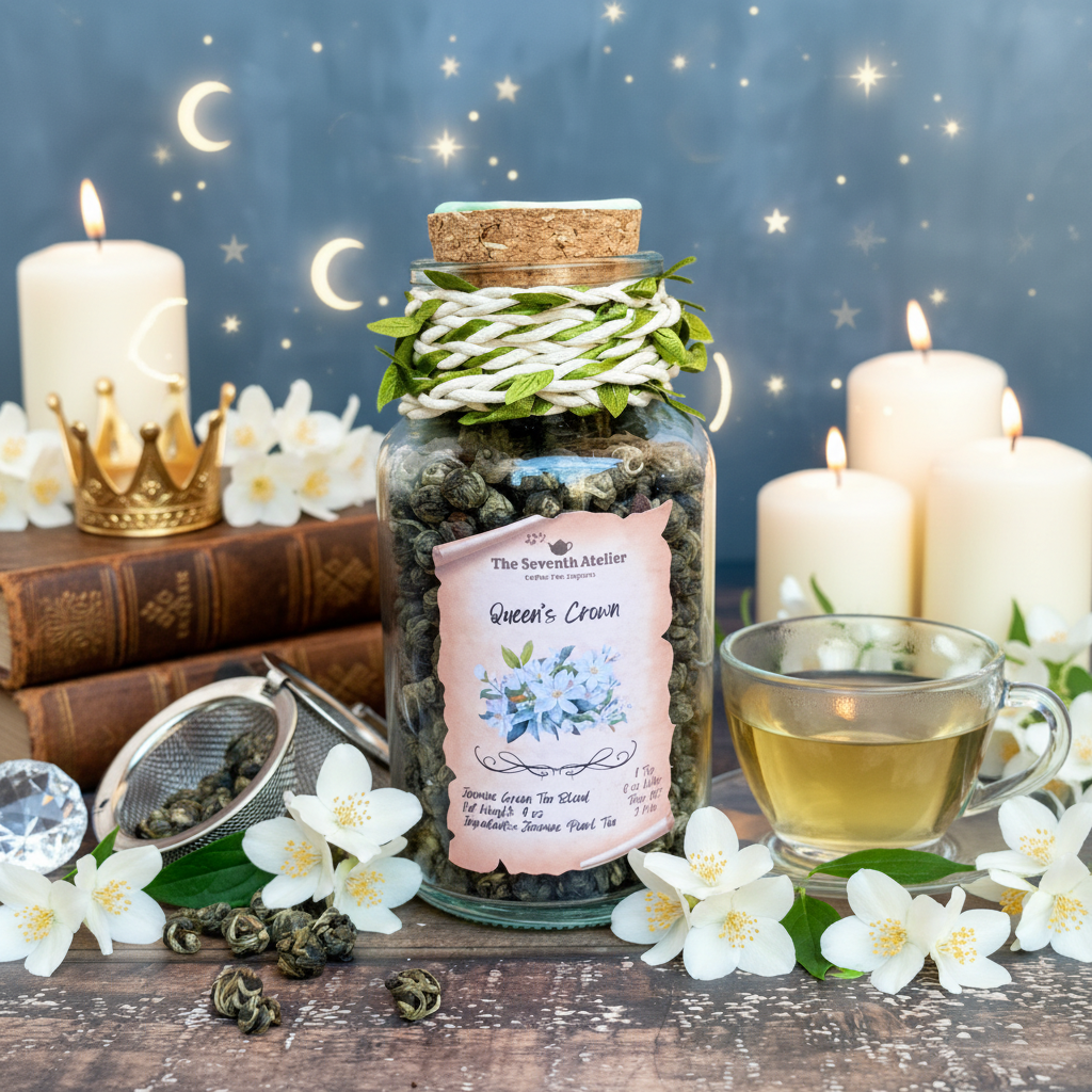 Queen's Crown Jasmine Pearls celestial main shot