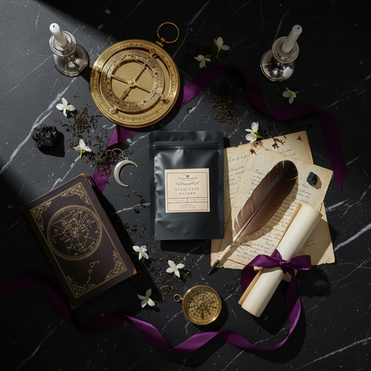 Starlight Oolong — Tea Bag Overhead