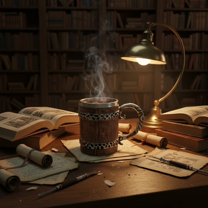 Tankard on Scholar's Desk