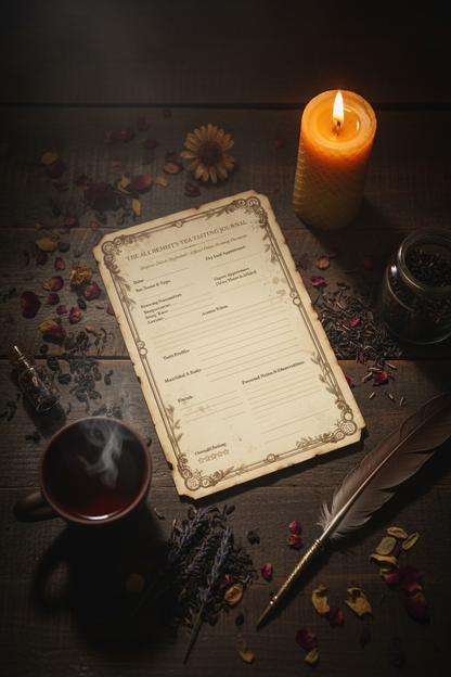 Tea Tasting Journal Card - Hero Shot