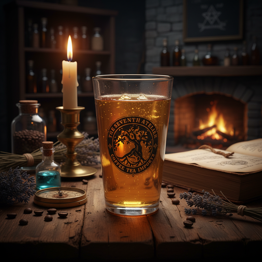 The Alchemist's Pint — Golden Amber Hero Shot