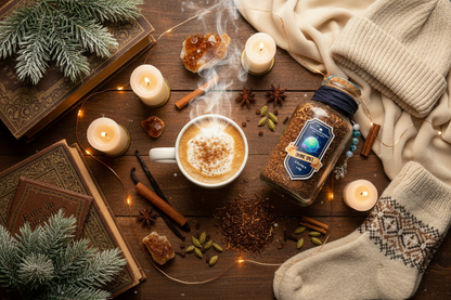 The Divine Spice overhead flat lay